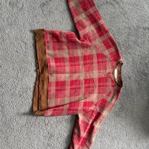 THE GREAT. Plaid Sweat Set